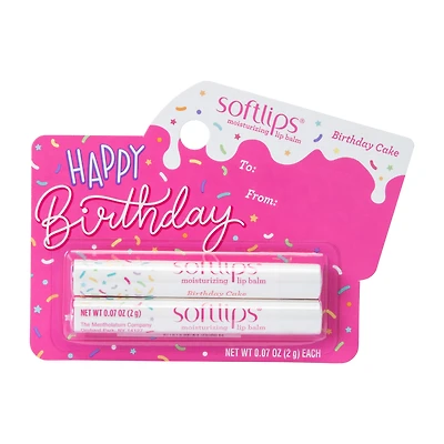 Soft Lips® Gift Tag Moisturizing Lip Balm 0.07oz 2-Pack