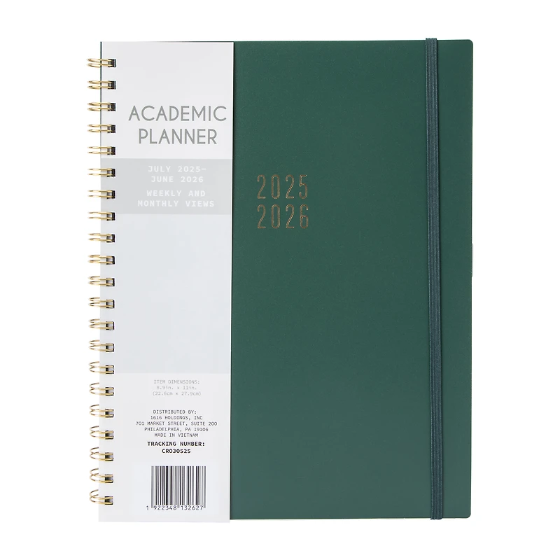 Academic Planner 8.9inx11in
