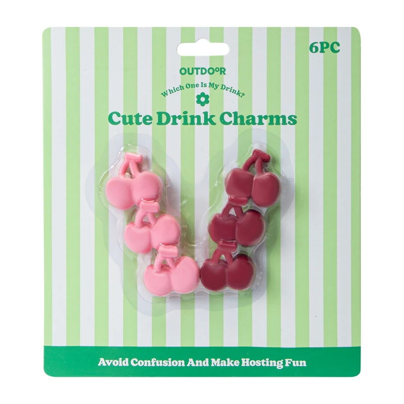 Cute Drink Charm 6-Piece