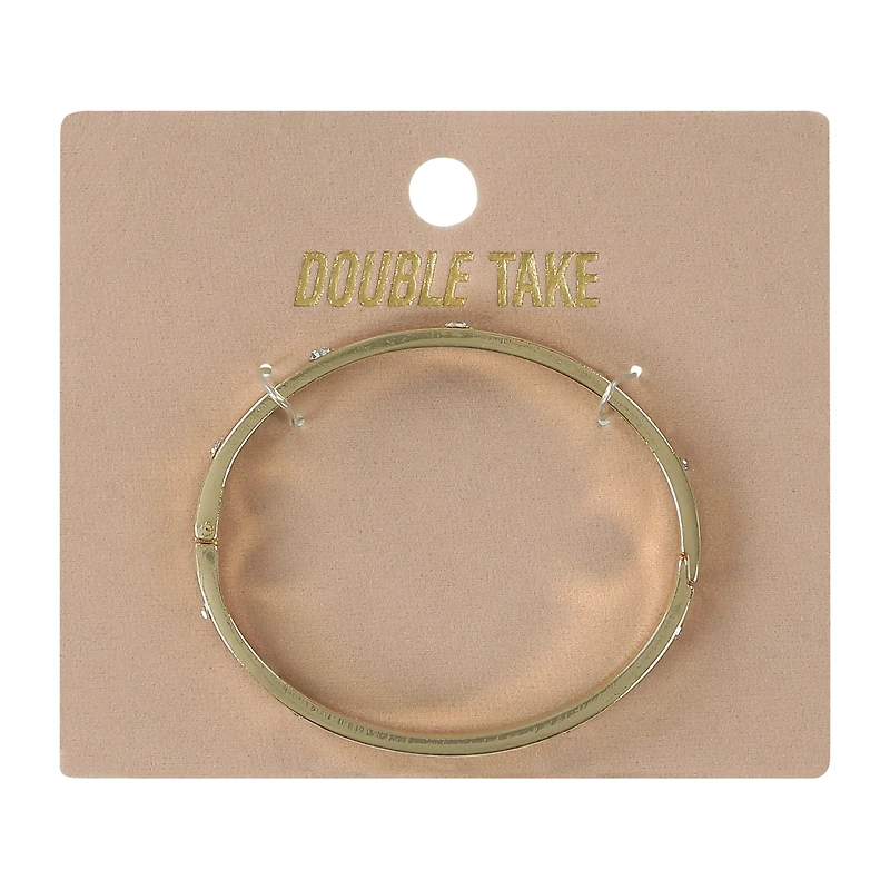 Double Take Heart Cuff Bracelet