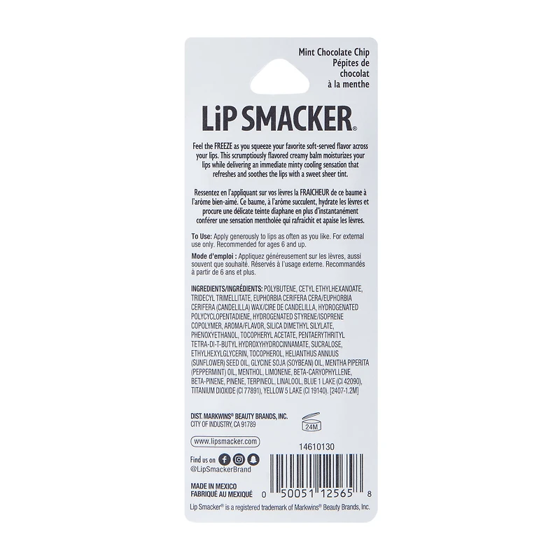 Lip Smacker® Ice Freeze Mint Chocolate Chip Lip Balm 0.4oz