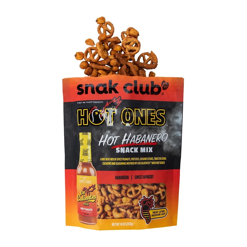 Snak Club® Hot Ones™ Hot Habanero Snack Mix 10oz