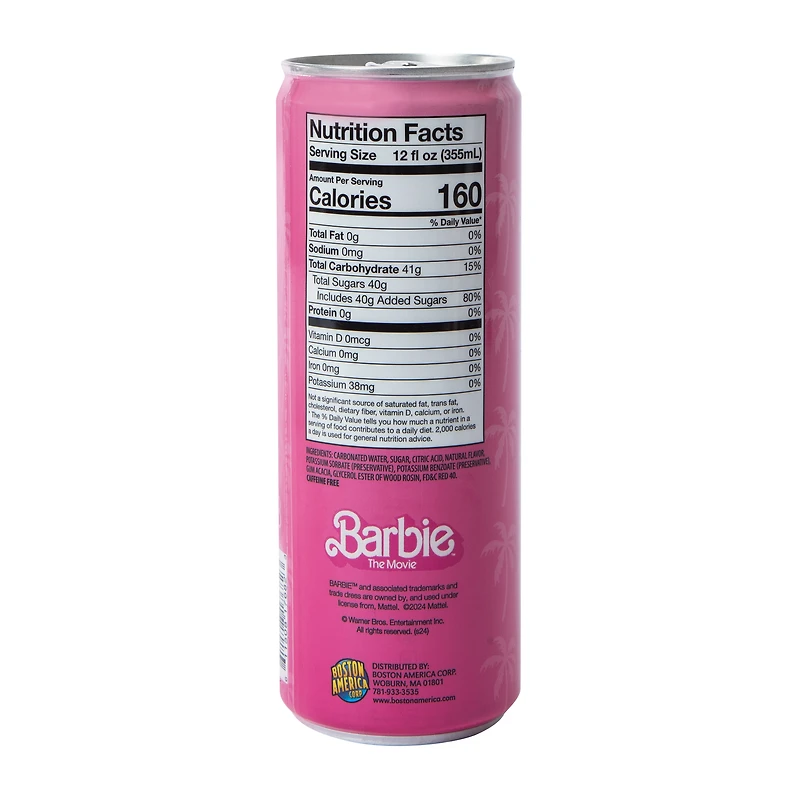Barbie™ Cherry Lime Party Punch Can 12oz