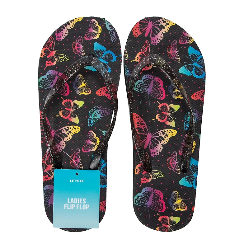 Juniors Printed Flip Flops