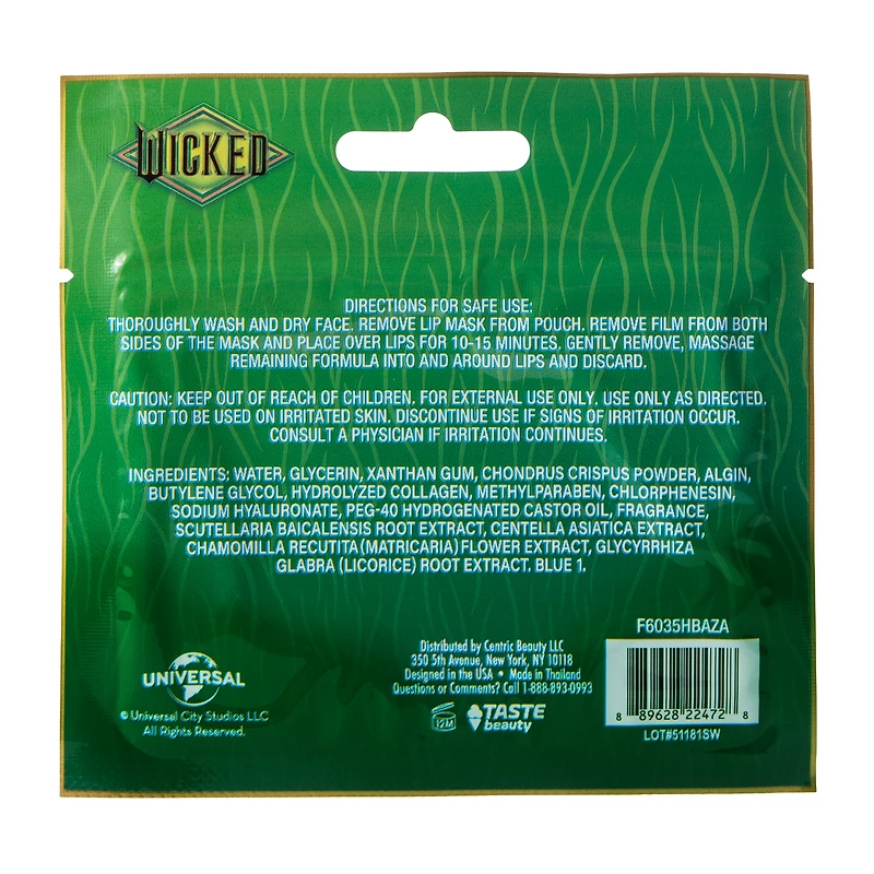 Wicked Elphaba Lip Mask
