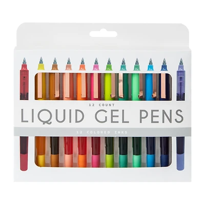 Liquid Gel Pens 12-Count