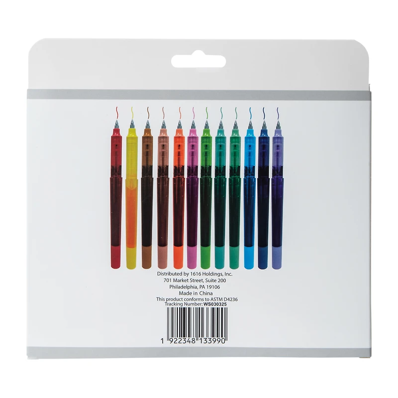 Liquid Gel Pens 12-Count
