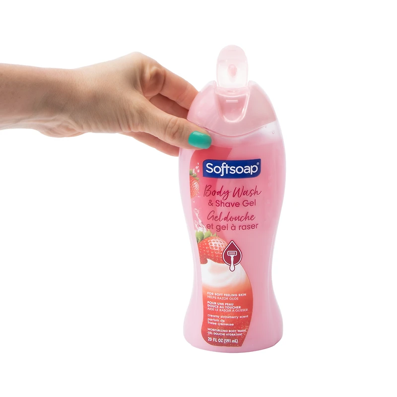 Softsoap® Body Wash & Shave Gel Creamy Strawberry Scent 20oz