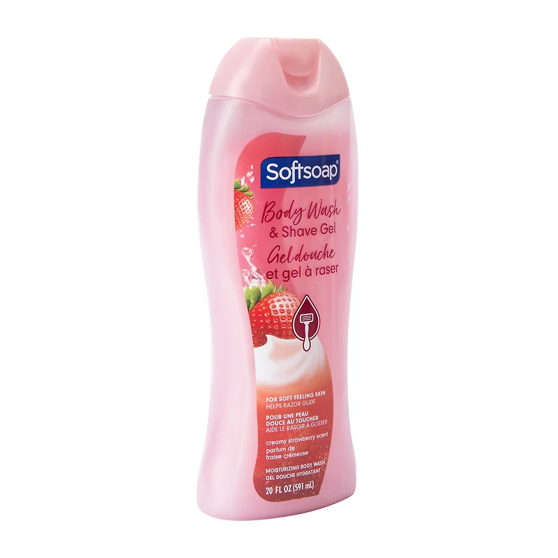 Softsoap® Body Wash & Shave Gel Creamy Strawberry Scent 20oz