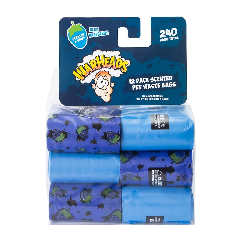 Warheads® Scented Pet Waste Bags 12-Pack