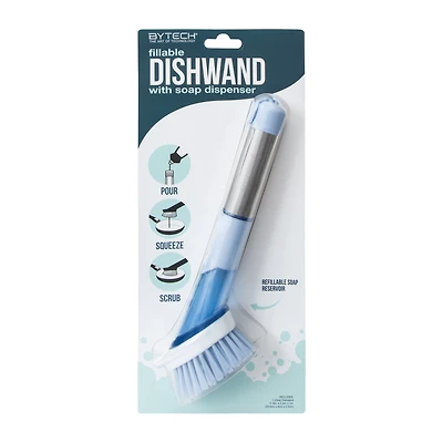 Fillable Dishwand With Soap Dispenser
