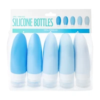 Travel Silicone Bottles 3.4oz 5-Pack