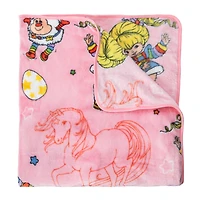 Rainbow Brite Travel Blanket 40in x 50in