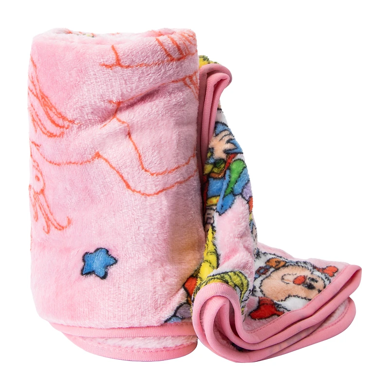 Rainbow Brite Travel Blanket 40in x 50in