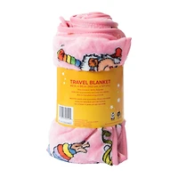 Rainbow Brite Travel Blanket 40in x 50in
