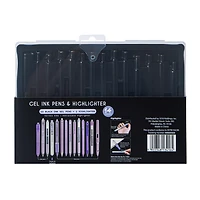 Gel Ink Pens & Highlighter 14-Count