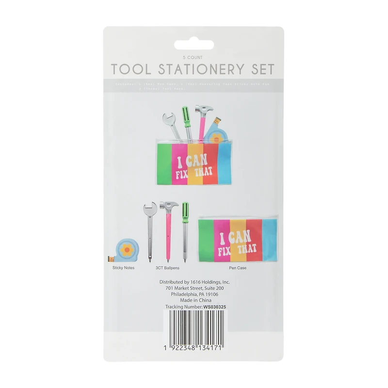 Tool Stationery Set 5-Count