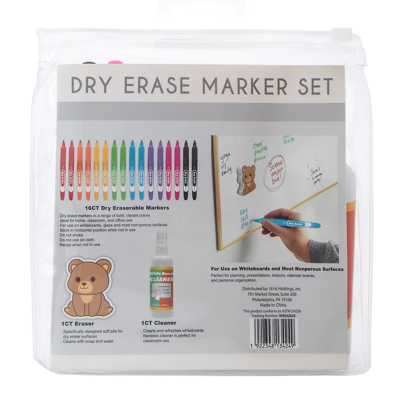 Dry Erase Marker Set 18-Count