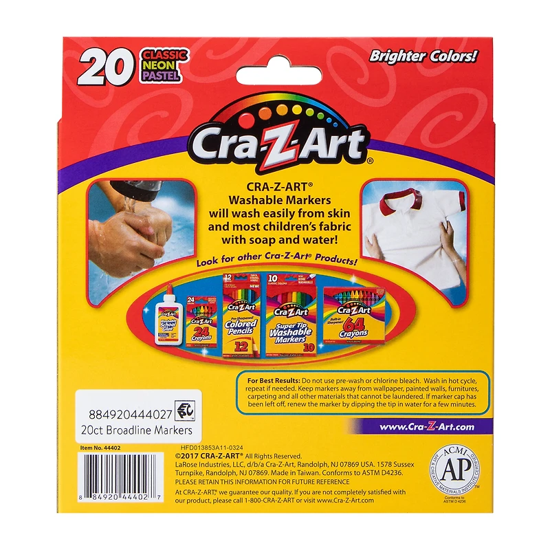 Cra-Z-Art® Washable Markers 20-Count