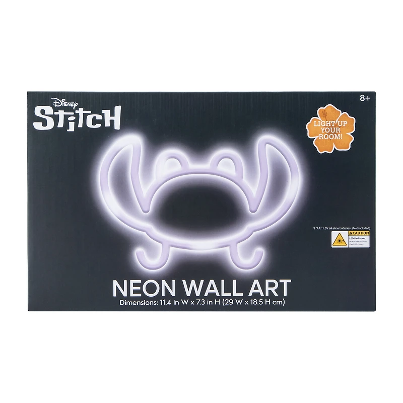 Disney Stitch Neon Wall Art