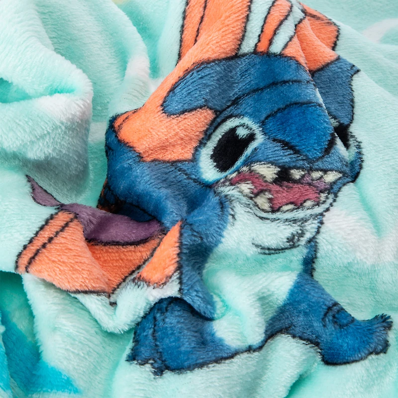 Disney Stitch Surf's Up Travel Blanket 40in x 50in