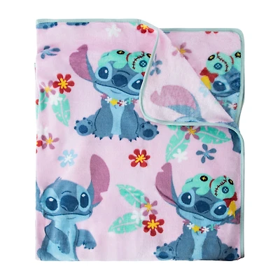 Disney Stitch Scrump Travel Blanket 40in x 50in