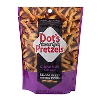 Dot's Homestyle Pretzels Cinnamon Sugar Seasoned Pretzel Twists 5oz