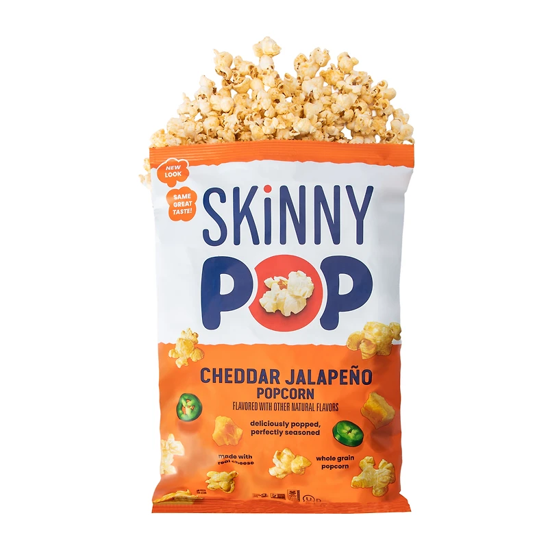 Skinny Pop Cheddar Jalapeno Popcorn 4.4oz