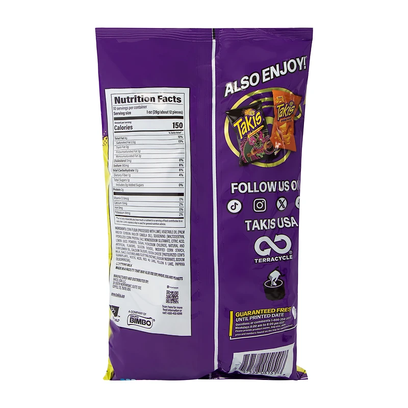 Takis® Chile Limon Chips 9.9oz