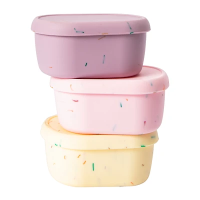 Silicone Snack Containers 3-Pack 6.7oz