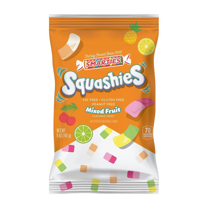 Smarties® Squashies Mixed Fruit Flavored Candy 5oz