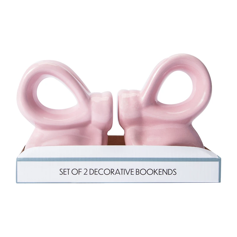 Bow Decorative Bookends 2-Set