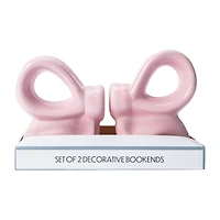 Bow Decorative Bookends 2-Set