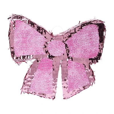 Pink Bow Pinata 19in