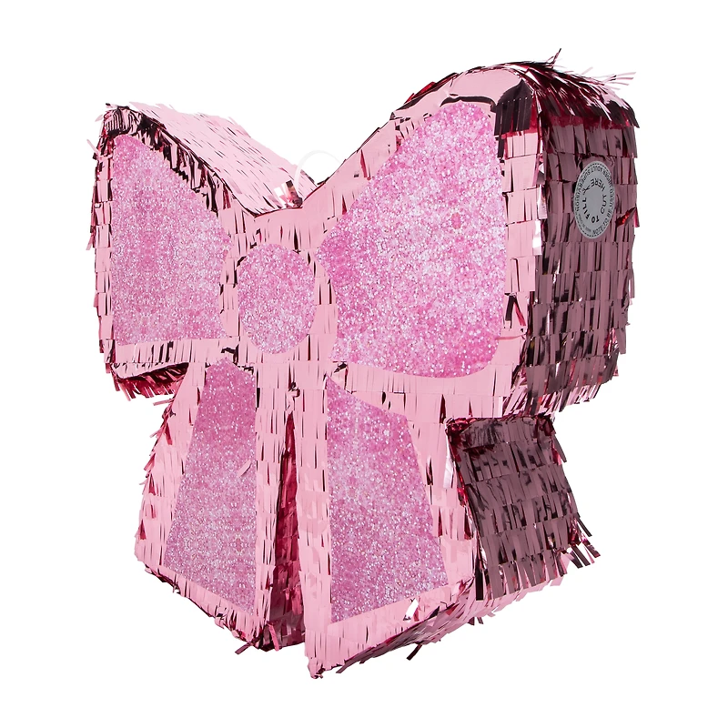 Pink Bow Pinata 19in