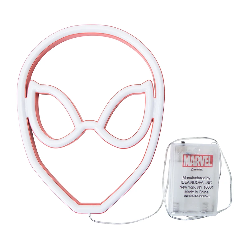 Marvel Spider-Man Neon Wall Art 8.4in