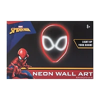 Marvel Spider-Man Neon Wall Art 8.4in