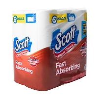 Scott® Fast Absorbing Paper Towels 6-Pack