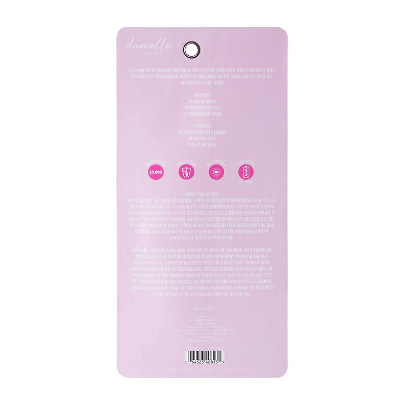 Sparkle & Shine Electric Toothbrush