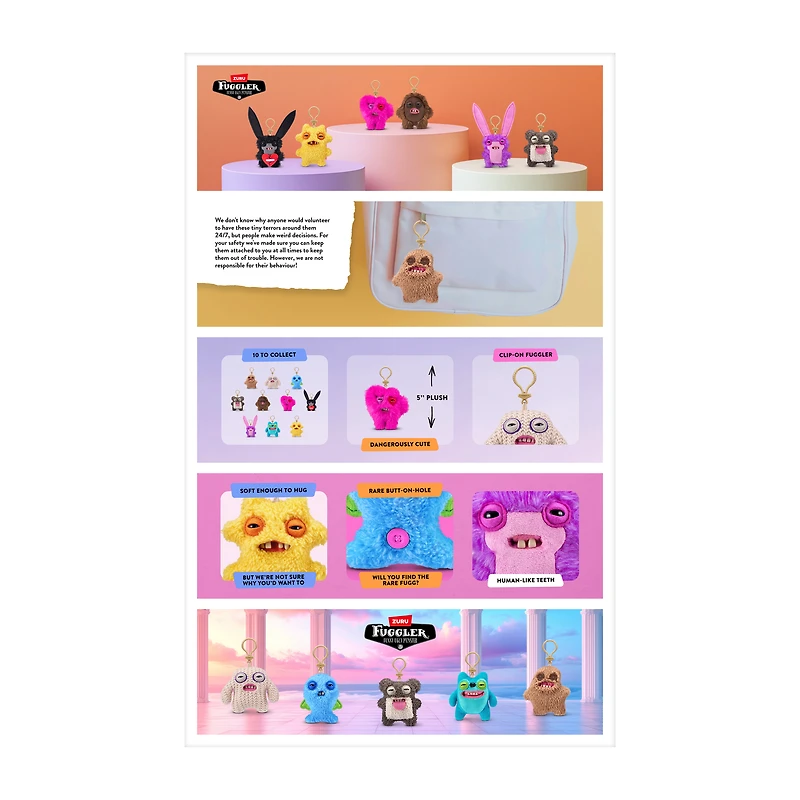 Fuggler Keyring S5 (Styles May Vary)