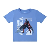 Kid's Marvel Captain America Graphic Tee