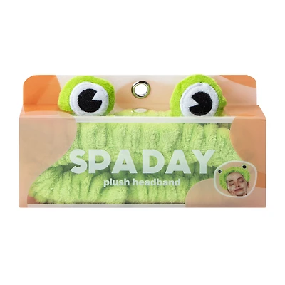 Spa Day Frog Plush Headband