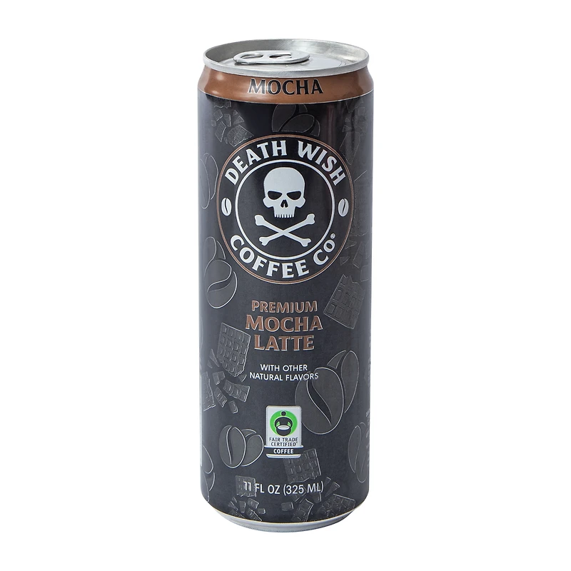 Death Wish Coffee Co® Fair Trade Mocha Latte Can 11oz