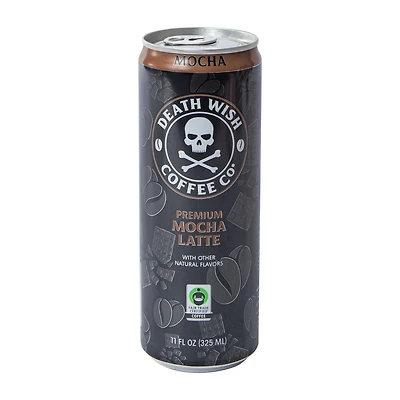 Death Wish Coffee Co® Fair Trade Mocha Latte Can 11oz