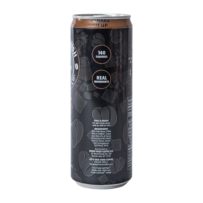 Death Wish Coffee Co® Fair Trade Mocha Latte Can 11oz