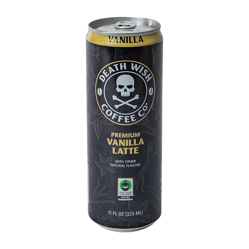 Death Wish Coffee Co® Fair Trade Vanilla Latte Can 11oz
