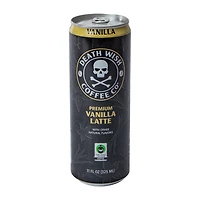 Death Wish Coffee Co® Fair Trade Vanilla Latte Can 11oz