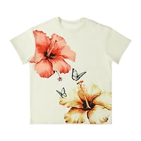 Hibiscus Graphic Tee