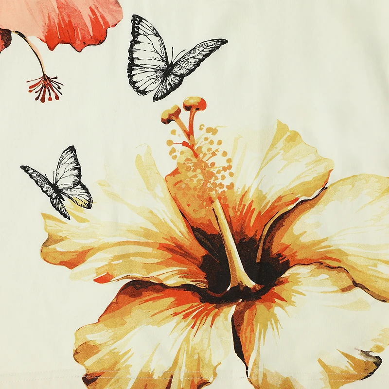 Hibiscus Graphic Tee