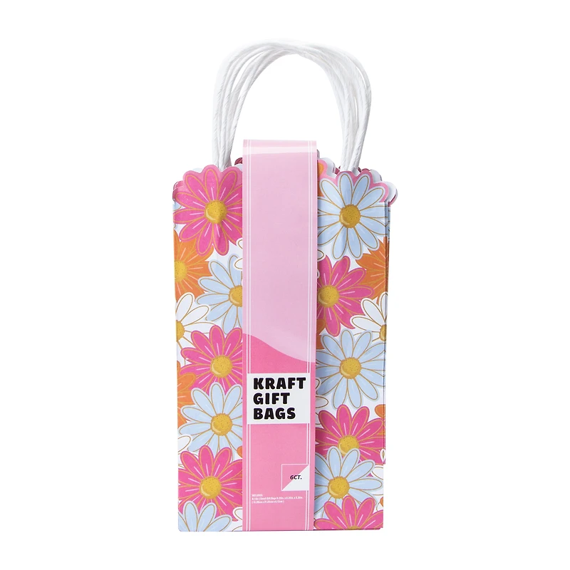 Small Kraft Gift Bags 6-Count